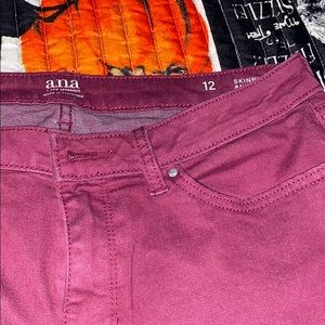 Maroon Jeans. Size 12
